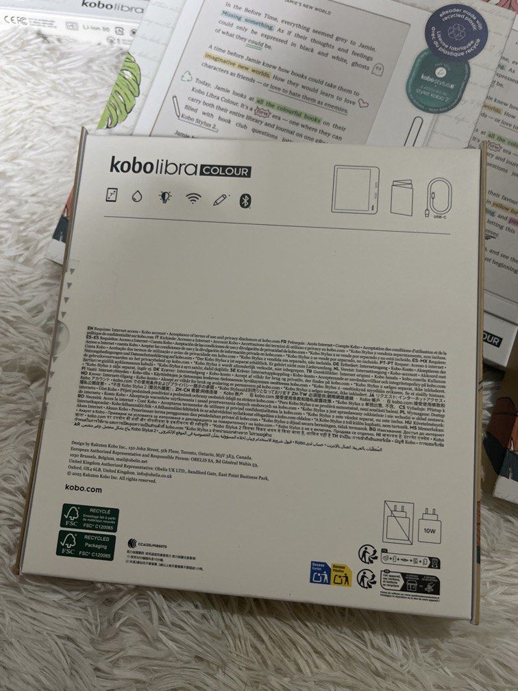 Kobo Libra Colour White (Category: E-Readers) located in Quezon City. Submitted by sammy.stash (Listing ID 1446559498, Image 3). Description: Get your kobo with discounted accessories price Kobo with Case - 17,000 Kobo with stylus - 19,000 Kobo with stylus and case - 20,500.
