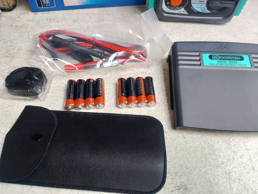 kyoritsu megger tester (Category: Everything Else Others) located in Caloocan City. Submitted by zenphoenix.0b9dcc (Listing ID 1446618820, Image 1). Description: Specs: 3005a.