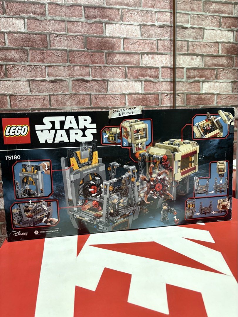 LEGO Star Wars Rathtar Escape 75180 (Category: Lego & Building Sets) located in Quezon City. Submitted by collectiblebricks (Listing ID 1446609215, Image 2). Description: Brand new, sealed. Check photos for box condition. Price may change without prior notice. STRICTLY Personal/Self/Courier pick-up at my location. Location: Tandang Sora, Quezon City. Collectible Bricks - BUY/SELL/TRADE.