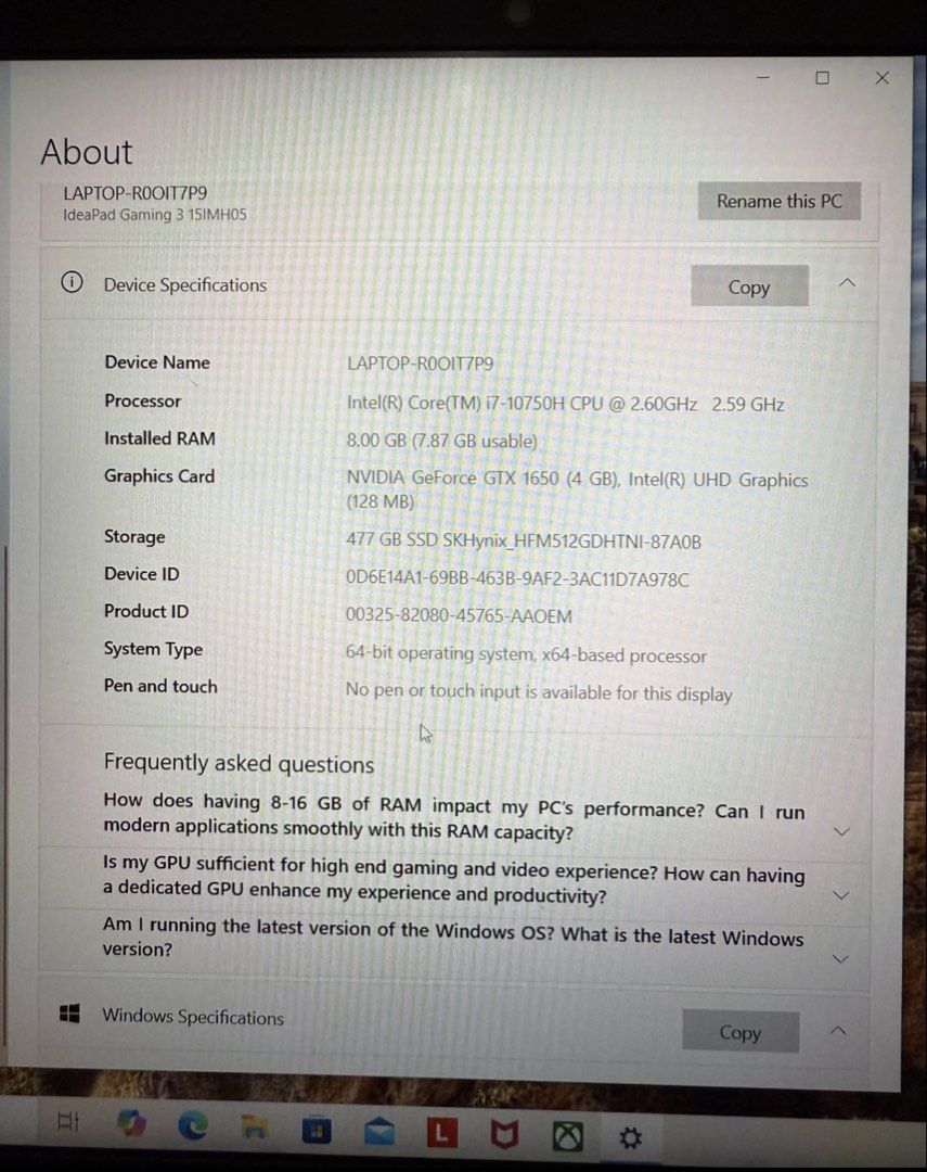 Lenovo IdeaPad Gaming 3495347304100024323