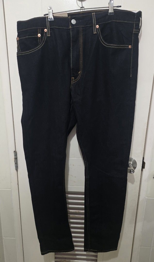 Levi's 512 Slim Taper Jeans (Category: Jeans) located in Manila. Submitted by sound.solution (Listing ID 1446546164, Image 1). Description: - Brand New Levi's 512 Slim Taper Jeans - Color: Dark Wash Denim - Size: 36 Waist, 32 Length - Fit: Sits below the waist, slim through the thigh with a taper - Condition: Brand new with tags authentic and original.