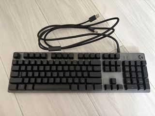 Logitech - G512 CARBON (GX Blue Switch - Tactile Feedback) LIGHTSYNC RGB Mechanical Gaming Keyboard