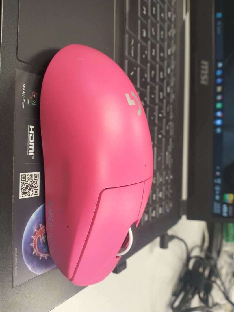 Logitech G Pro Wireless Gaming Mouse Pink495341139604940800