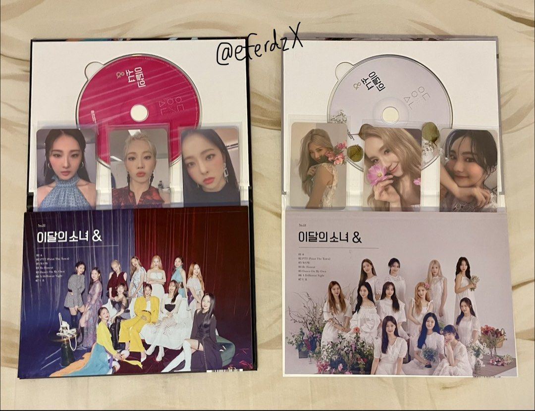 LOONA ‘&’ Album (Category: CDs & DVDs) located in Antipolo. Submitted by eferdzx (Listing ID 1446603779, Image 1). Description: LOONA ‘&’ Album (version A & D) !! NEW PRICE !! 450 NO DISCOUNT FOR PAYO — on hand — unsealed — album inclusions: CD pcs .