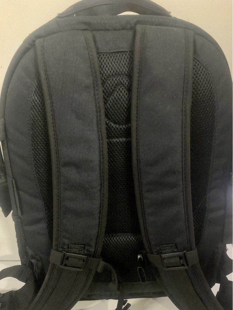 Lowepro Black Backpack (Category: Backpacks) located in Cavite. Submitted by grey666666 (Listing ID 1446562034, Image 2). Description: - Durable black Lowepro backpack - Adjustable padded straps for comfort - Secure buckle closure on the front - Plenty of interior space for your gear Original price : ₱ 3,860.
