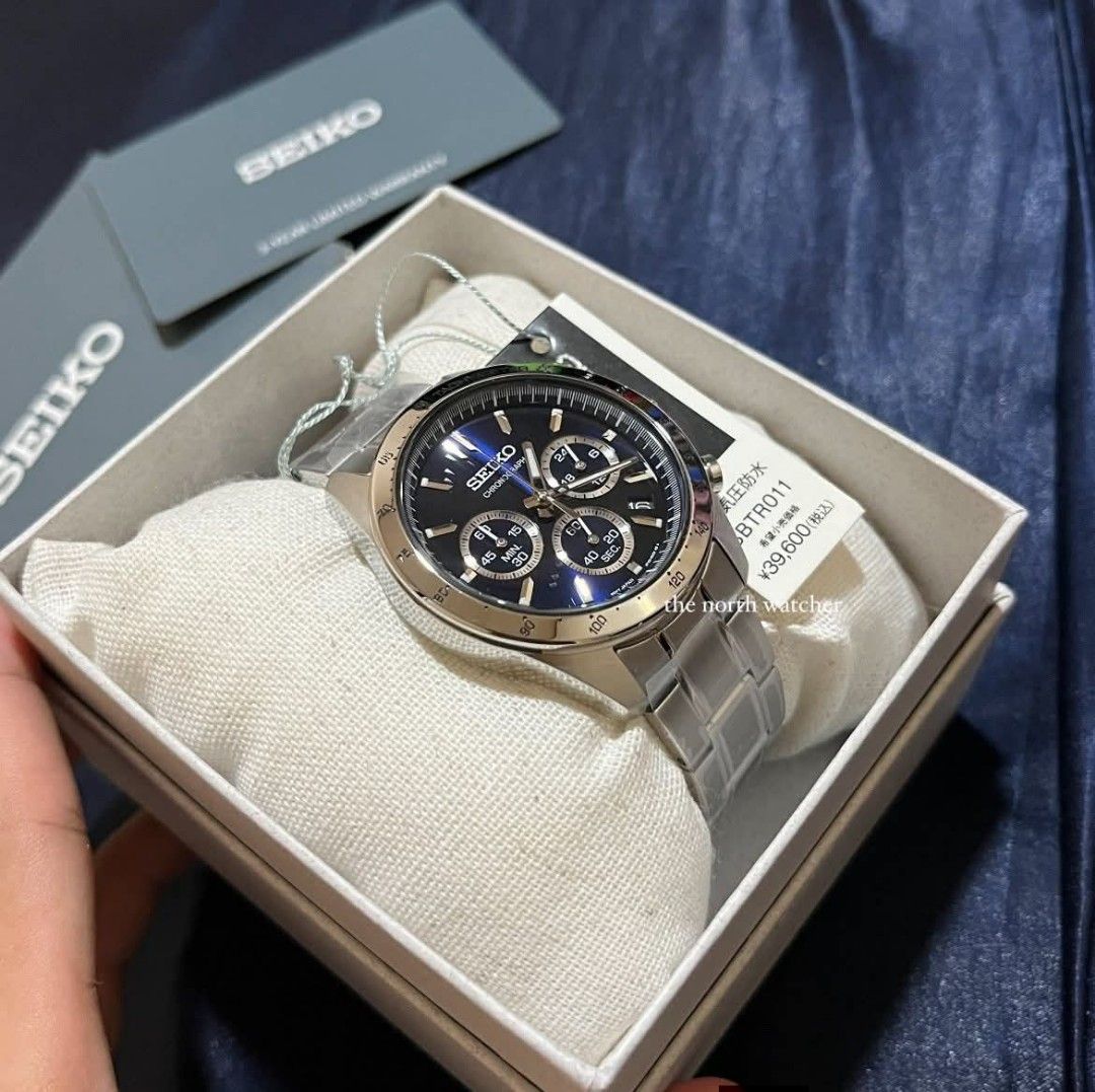 LOWEST Seiko SBTR Chronograph SBTR011 (Category: Men's Watches) located in San Fernando. Submitted by lu.cent (Listing ID 1446547326, Image 1). Description: BRAND NEW, COMPLETE INCLUSION ✅ JAPAN RELEASE ONLY ✅ LOWEST YOU CAN FIND.