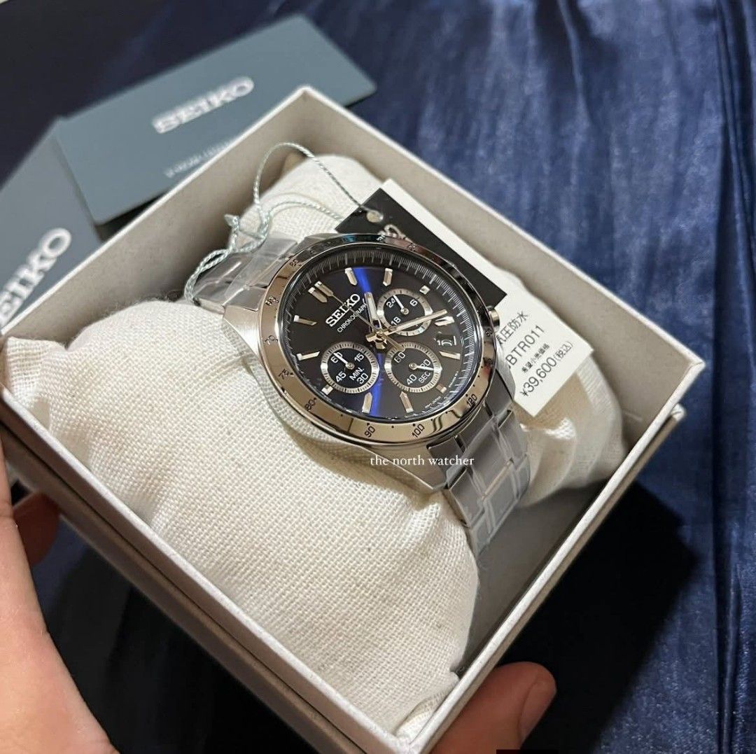 LOWEST Seiko SBTR Chronograph SBTR011 (Category: Men's Watches) located in San Fernando. Submitted by lu.cent (Listing ID 1446547326, Image 2). Description: BRAND NEW, COMPLETE INCLUSION ✅ JAPAN RELEASE ONLY ✅ LOWEST YOU CAN FIND.
