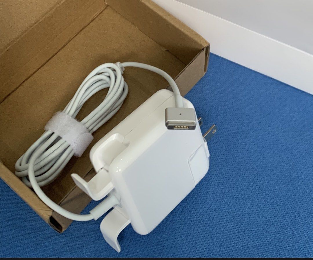 MagSafe 2 45W T Type MacBook Charger (Category: Chargers) located in San Juan City. Submitted by ph_gadgets_hub (Listing ID 1446670987, Image 1). Description: 💯 MacBook Air / MacBook Pro charger. The MacBook MagSafe 2 Adapter (T tip) efficiently charges at home, in the office, or on the go. It’s a compatible MacBook charger. SALE‼️ WE ARE STILL ON SALE ❗️❗️❗️ MagSafe 2 MacBook Charger (T-Type) 45W - ₱1,000 60W - ₱1,300 85W - P1,500 Compatibility
