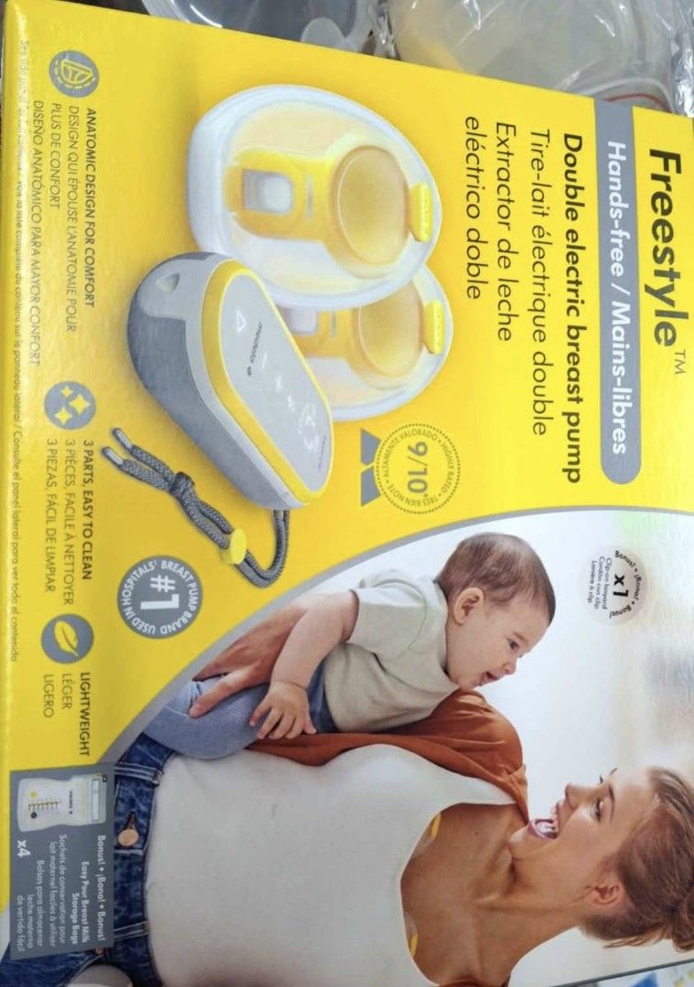 Medela Freestyle Double Electric Breast Pump (Category: Breastfeeding & Bottle Feeding) located in Cavite. Submitted by 92939494959597 (Listing ID 1446590117, Image 1). Description: - Medela Freestyle double electric breast pump - Hands-free design for ultimate comfort - Lightweight and portable, perfect for on-the-go - Includes pump, tubing, and breast shields - Easy-to-clean parts for convenience -feel free to dm me -negotiable.