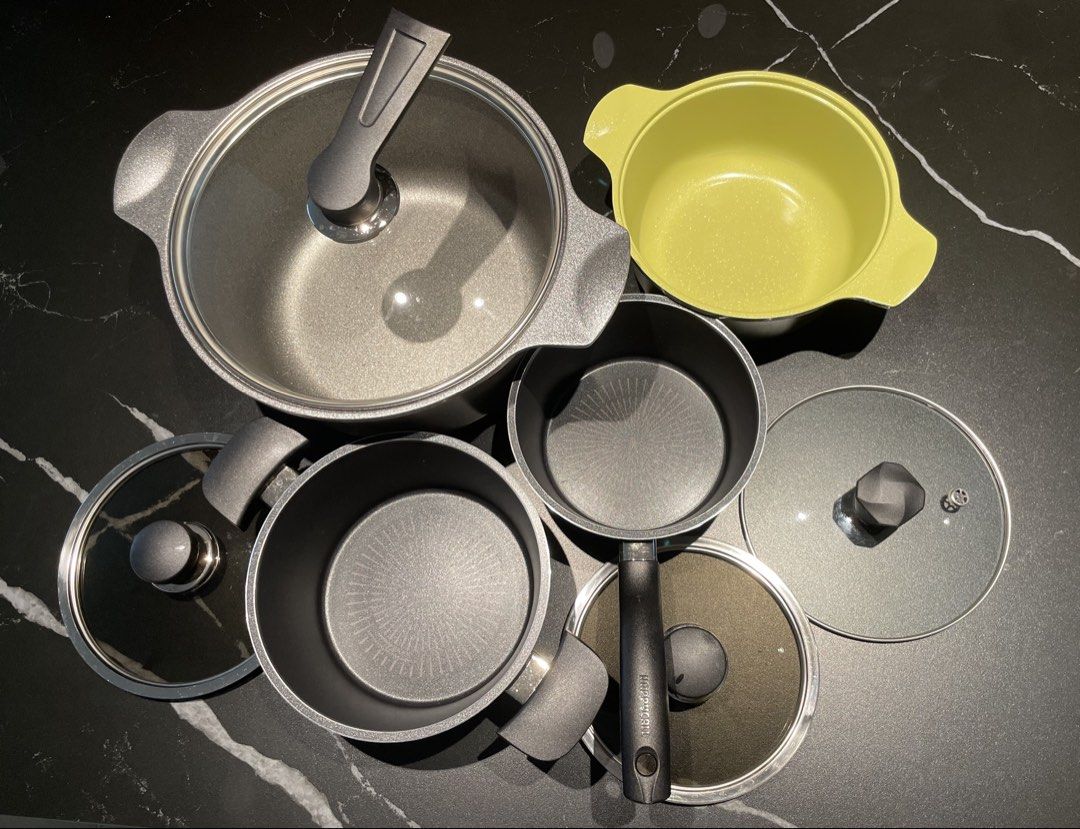 Mixed Cookware Set / Pots with Lids (Happycall)