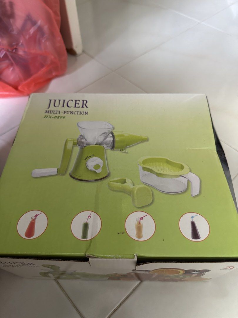 Multi-Function Juicer (Category: Juicers, Blenders & Grinders) located in Singapore. Submitted by kaeelieee (Listing ID 1446581003, Image 3). Description: Brand new not opened 2 in stock 1 for $5 .
