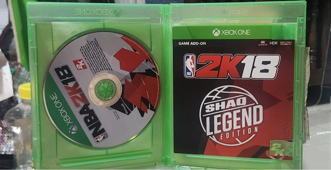 NBA 2K18 Legend Edition Xbox One (Category: Xbox) located in Aguinaldo. Submitted by gwift (Listing ID 1446620701, Image 3). Description: - NBA 2K18 Legend Edition for Xbox One - Includes game disc - Shaq Legend Edition game add-on included - Supports 4K Ultra HD and HDR - Ideal for basketball enthusiasts.