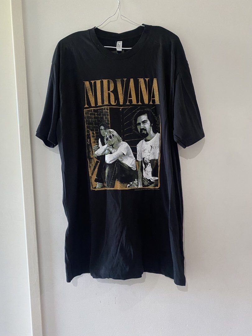 #Nirvana licensed 2022 unworn with tags xl American Apparel T-shirt (Category: Men's Clothes) located in Brisbane. Submitted by purgertory (Listing ID 1446716099, Image 1). Description: New old stock (NOS) #Nirvana 2022 unworn with tags xl on an American Apparel blank T-shirt Although the print is common, these AA T-shirts were NOT available at huge retailers (Big W, K-Mart, Target) upon their 2022 release, they were a small short lived region sp