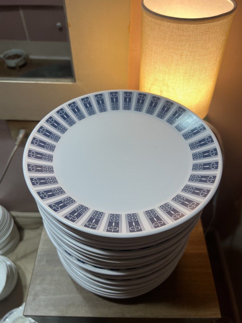 Noritake Progression Pacific Dinner Plates Set (Category: Dinnerware & Cutlery) located in Pasig City. Submitted by allaboutstuff.co (Listing ID 1446607537, Image 3). Description: - 100 pesos EACH plate 12pcs available - 1k if take all -8.5in - Set of Noritake Progression Pacific dinner plates - Classic blue and white pattern on rim - Sturdy china, great for everyday use or special occasions - Stackable for convenient storage - Ideal for stocking