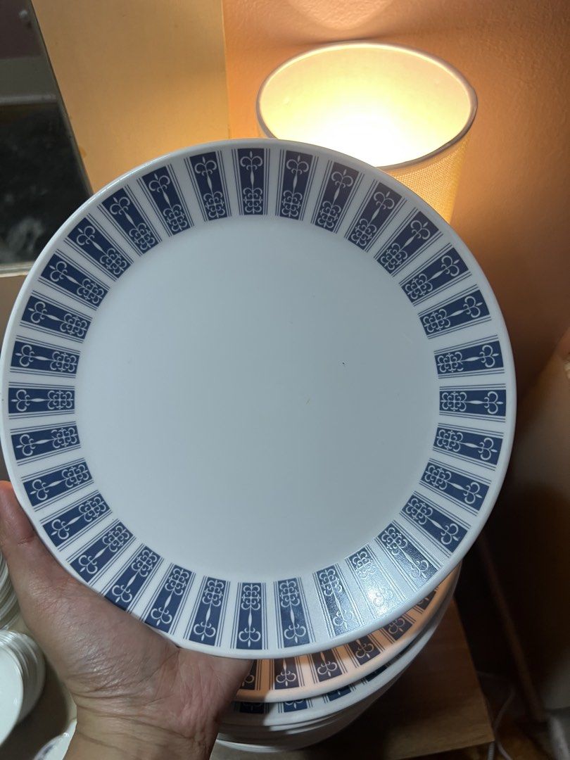 Noritake Progression Pacific Dinner Plates Set (Category: Dinnerware & Cutlery) located in Pasig City. Submitted by allaboutstuff.co (Listing ID 1446607537, Image 1). Description: - 100 pesos EACH plate 12pcs available - 1k if take all -8.5in - Set of Noritake Progression Pacific dinner plates - Classic blue and white pattern on rim - Sturdy china, great for everyday use or special occasions - Stackable for convenient storage - Ideal for stocking