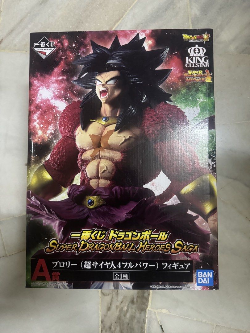 [Ori Japan MISB] SSJ4 Broly A Prize Ichiban Kuji Super Dragon Ball Heroes Saga (Category: Toys & Games) located in Petaling Jaya. Submitted by figurinefarmer (Listing ID 1446717403, Image 1). Description: Postage +30 COD only at Kelana Jaya.