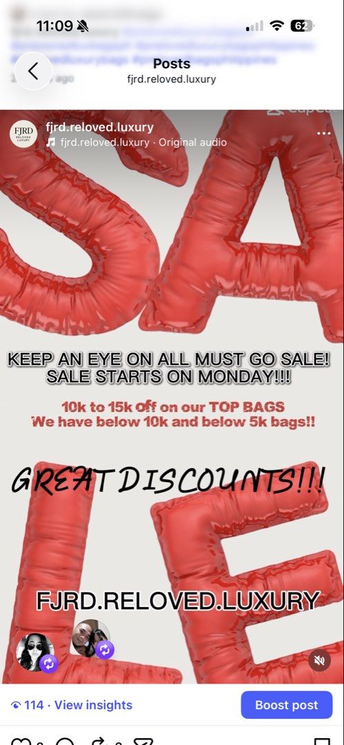 Orig Givenchy (Category: Luxury Bags & Wallets) located in Pasig City. Submitted by fajardorelovedluxury (Listing ID 1446571202, Image 3). Description: SALE PRICE FINAL.