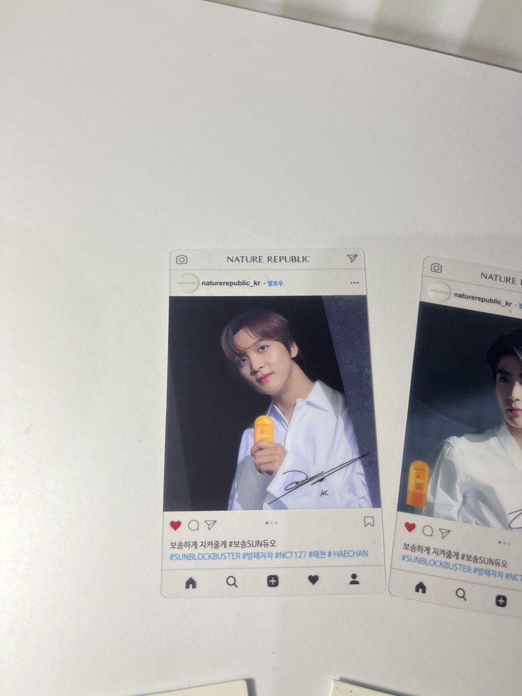 Photocard KPOP Haechan, Jaehyun, Mark NCT 127 (Kategori: K-Wave) berada di Surabaya. Dikirim oleh renewera (ID iklan 1446681941, Gambar 3). Deskripsi: .
