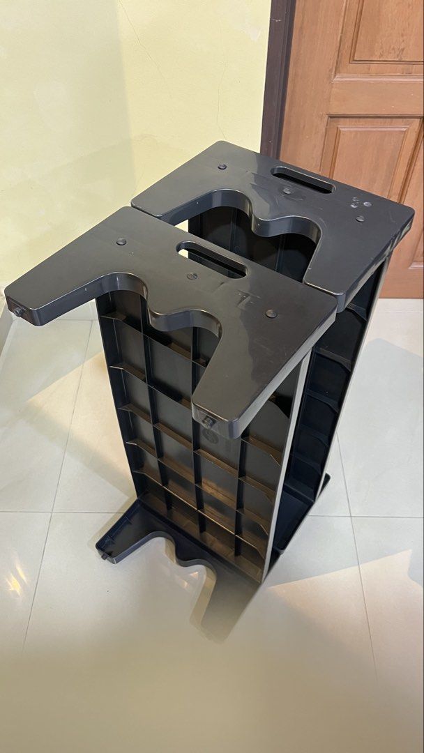 Plastic Shoe Rack Stackable Double Layer (Category: Shelves, Cabinets & Racks) located in Kuala Lumpur. Submitted by annakato (Listing ID 1446689972, Image 3). Description: Plastic Shoe Rack Stackable Double Layer Good Condition as per photos 🇲🇾Pickup at Bandar Mahkota Cheras.
