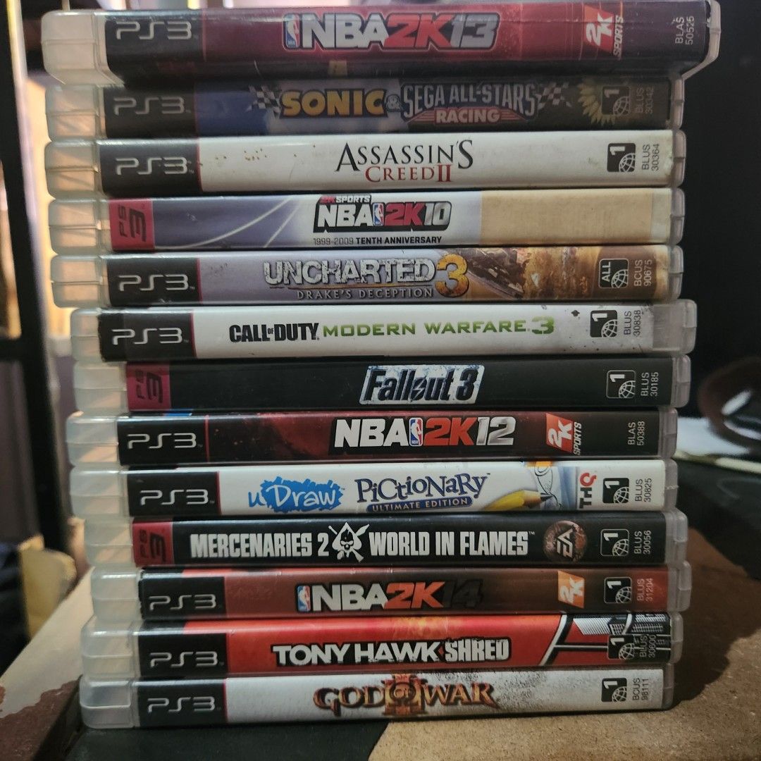 Playstation 3 Game Discs (Category: PlayStation) located in Caloocan City. Submitted by jayrevidizo (Listing ID 1446544146, Image 2). Description: Selling Ps3 Game Discs (399 pesos each) -All working - 1 day warranty for test - Plus discount if you avail atleast 2 games -Free 1 disc if you avail atleast 5 games + discounts -Can do delivery via lalamove or pick up See pictures to choose. pm for inquiry 🙂 Pm for inquiry 🙂.