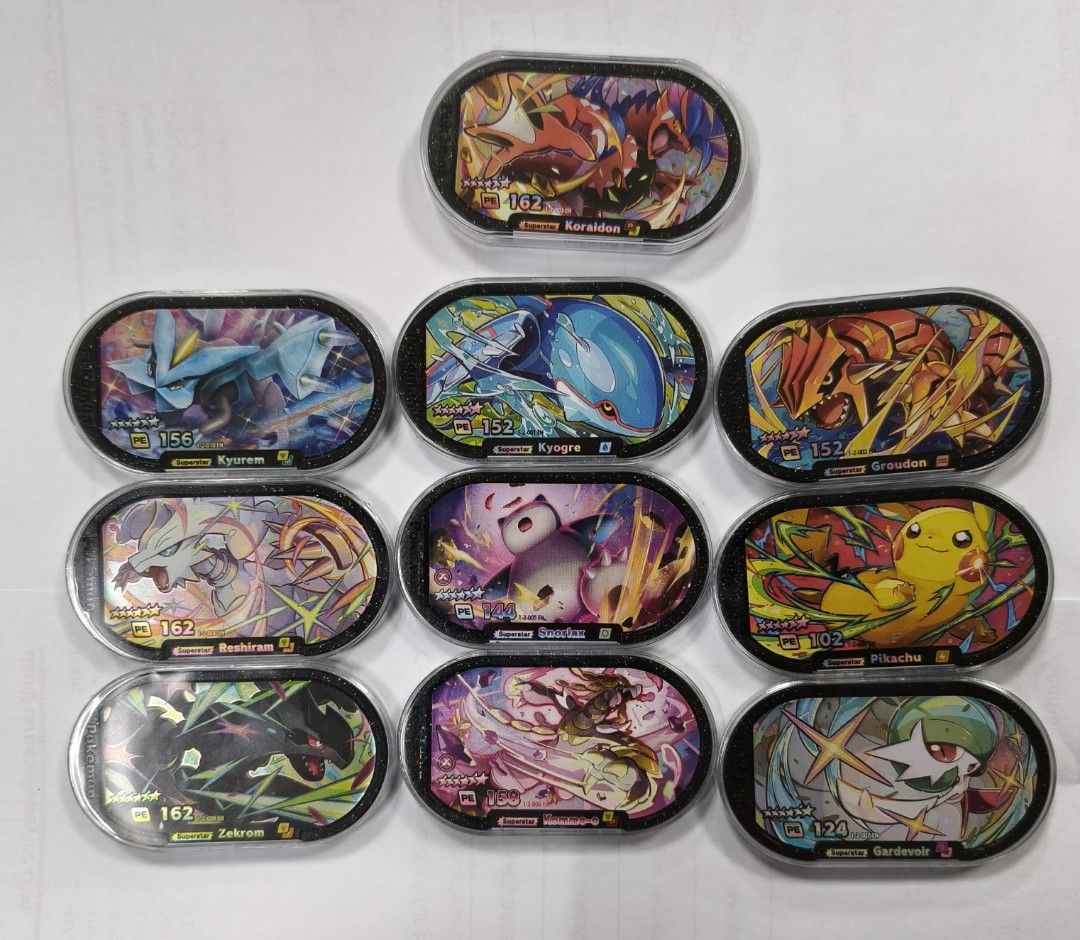 Pokemon MEZASTAR Version 2 (V2) Complete/Master set (Category: Raw Singles) located in Mandaluyong City. Submitted by lilchippy296449 (Listing ID 1446663115, Image 1). Description: SELLING MEZASTAR V2 TAGS MASTER SET/COMPLETE SET. Complete all Black & White tags Meetups: Guadalupe SM Sta.Mesa Cubao Recto Mandaluyong City hall.