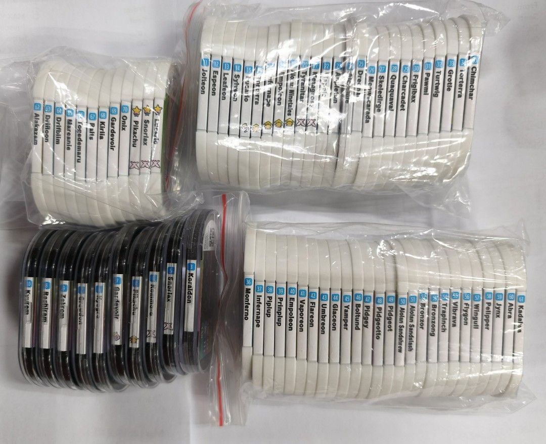 Pokemon MEZASTAR Version 2 (V2) Complete/Master set (Category: Raw Singles) located in Mandaluyong City. Submitted by lilchippy296449 (Listing ID 1446663115, Image 2). Description: SELLING MEZASTAR V2 TAGS MASTER SET/COMPLETE SET. Complete all Black & White tags Meetups: Guadalupe SM Sta.Mesa Cubao Recto Mandaluyong City hall.