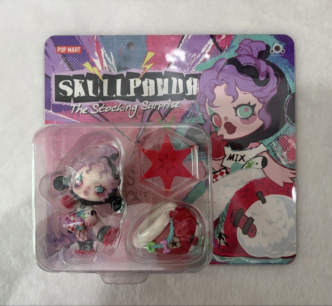 POPMART Skullpanda The Stocking Surprise (Category: Toys & Games) located in Batu Maung. Submitted by immashush (Listing ID 1446560885, Image 2). Description: Name : Skullpanda The Stocking Surprise Brand : POPMART Price : RM85 𓏵𓏵𐙚𓏵𓏵 ⋆ 100% Authentic ⋆ Brand new, never opened Postage fees WM RM5 EM RM10 𓏵𓏵𐙚𓏵𓏵 TNG/Direct Transfer preferred Feel free to DM for more details!.