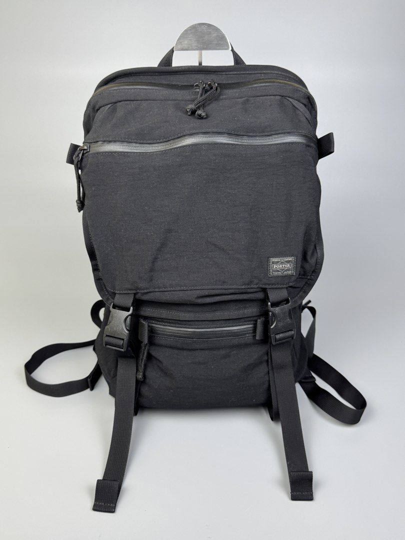 Porter - Japan 16L Klunkerz Daypack Backpack (Category: Backpacks) located in Quezon City. Submitted by japon_rose (Listing ID 1446570977, Image 1). Description: READ DESCRIPTION FIRST BEFORE YOU START A DEAL GUARANTEED AUTHENTIC ❗️ Porter - Japan 16L Klunkerz Daypack Backpack Color: Black Dimensions: Length: 20 Under: 7 (Adjustable) (MEASURED IT BY INCHES) Condition: No issues or any flaws even zipper tape are none. Can passed to 9.5/10 overall 