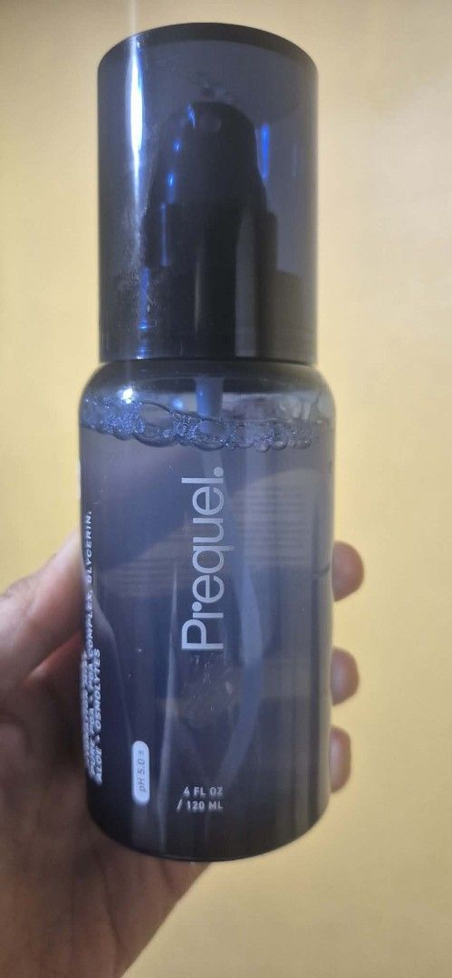 Prequel Hydrating Face Mist 4 fl oz / 120 ml (Category: Face Care) located in Malabon City. Submitted by paumac.declutter (Listing ID 1446680047, Image 1). Description: RFS: Using a different face mist now Only used three times. -- Payment via GCash, Maya, or MariBank..