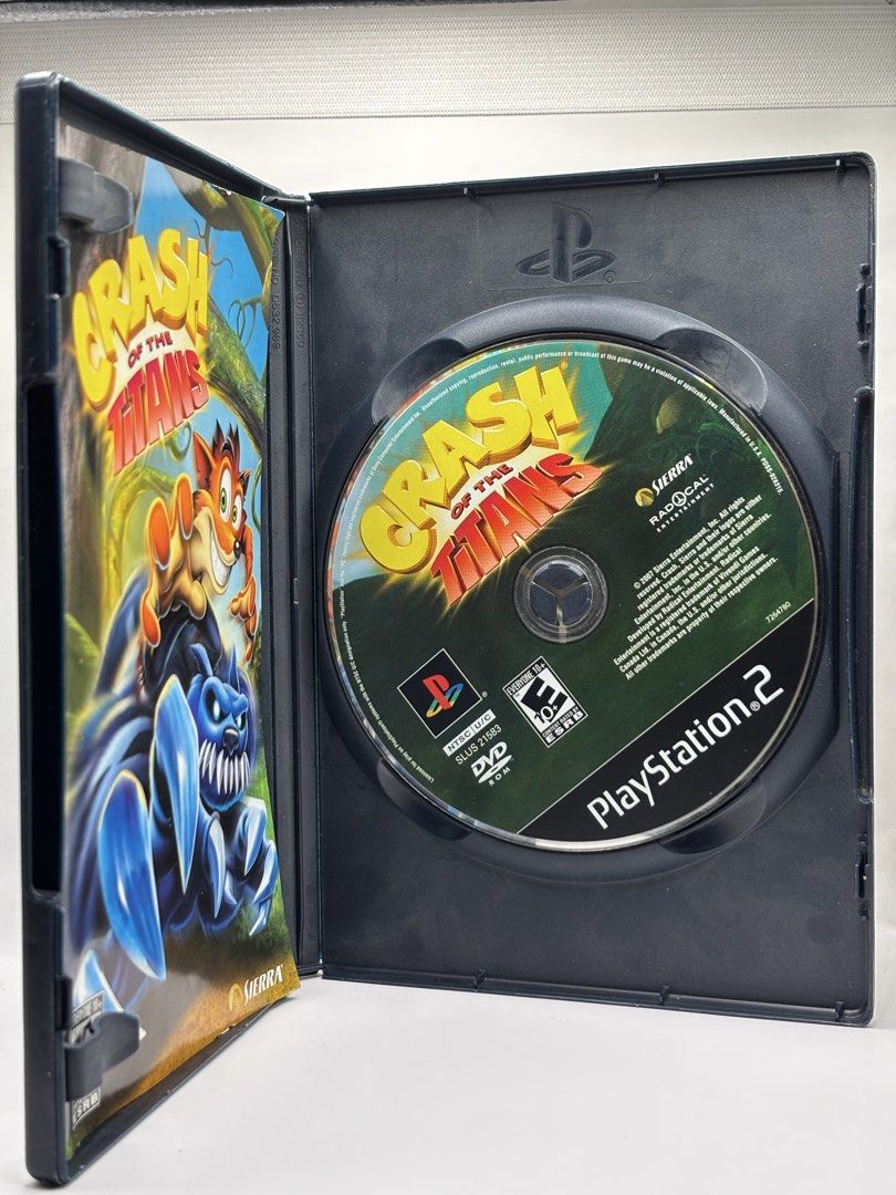 PS2 Crash of the Titans (Category: PlayStation) located in Cebu City. Submitted by arrheniusplays (Listing ID 1446711464, Image 3). Description: WHAT YOU SEE IS WHAT YOU GET Original Pre-Owned.