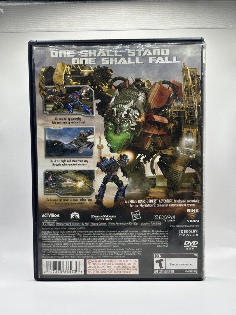PS2 Transformers Revenge of the Fallen (Category: PlayStation) located in Cebu City. Submitted by arrheniusplays (Listing ID 1446711943, Image 2). Description: WHAT YOU SEE IS WHAT YOU GET Original Pre-Owned.