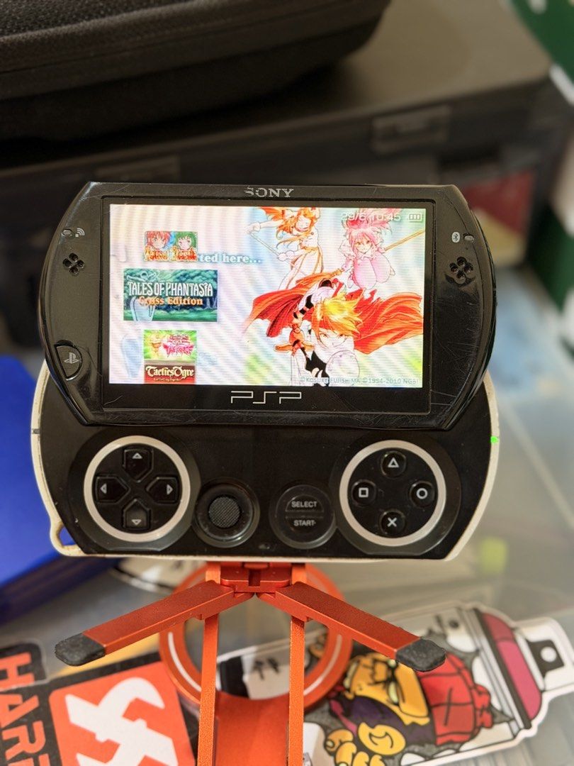 PSP GO (Category: PlayStation) located in Tarlac. Submitted by arteesan (Listing ID 1446561252, Image 1). Description: PSP GO 16GB internal CFW ready Charging cable M2 adapter with original 32GB sd card Makunat battery Issue: signs of usage. Scratch sa shell pero di naman halata pag gaming. .