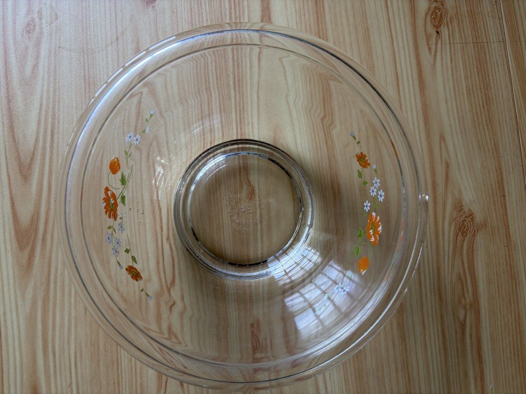Pyrex Glass Mixing Bowl Floral Pattern495549557821952001