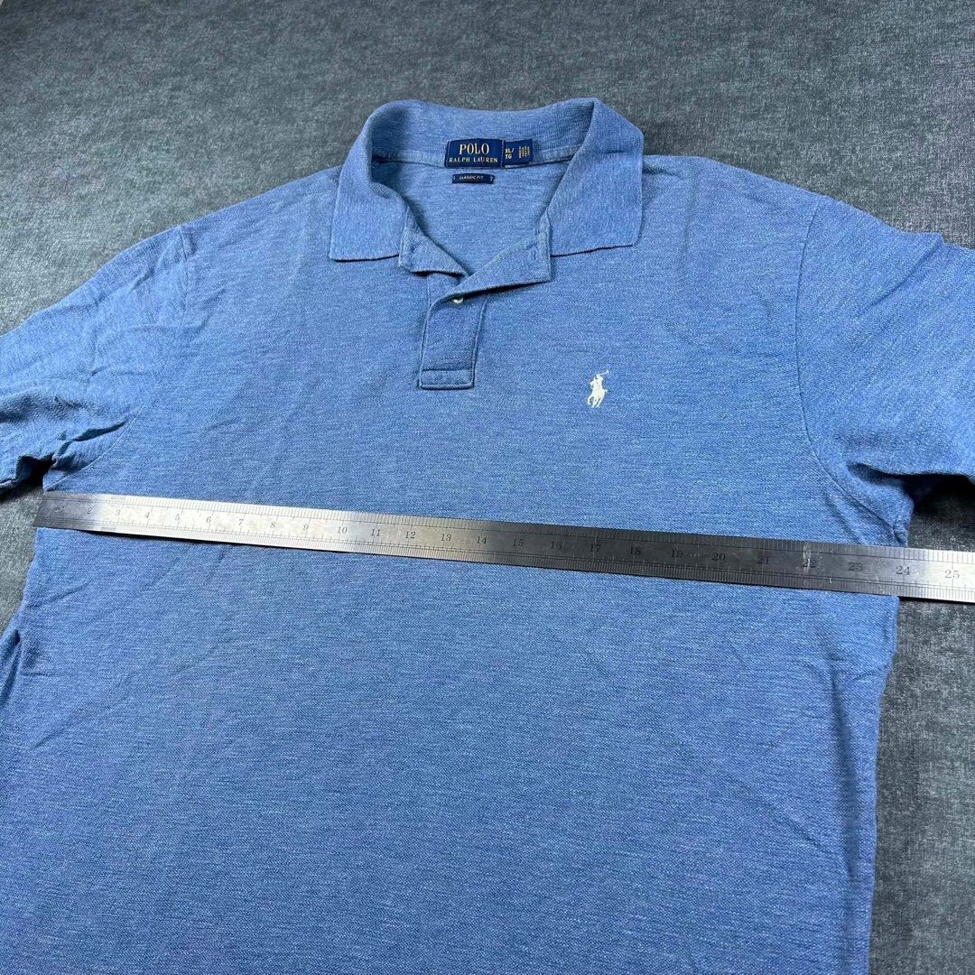 Ralph Lauren Light Blue Polo Shirt (Category: Tshirts & Polo Shirts ) located in Manila. Submitted by emvishop (Listing ID 1446610263, Image 2). Description: Ralph Lauren Light Blue Polo Shirt Price: PHP 600 Size: Extra Large Dimension: 24 x 29.5 Condition: Used Condition Issue: stains and tear Store SKU: A-67 Please don’t hesitate to message us for inquiries or assistance with your transaction. (take note that the color may appear different due 