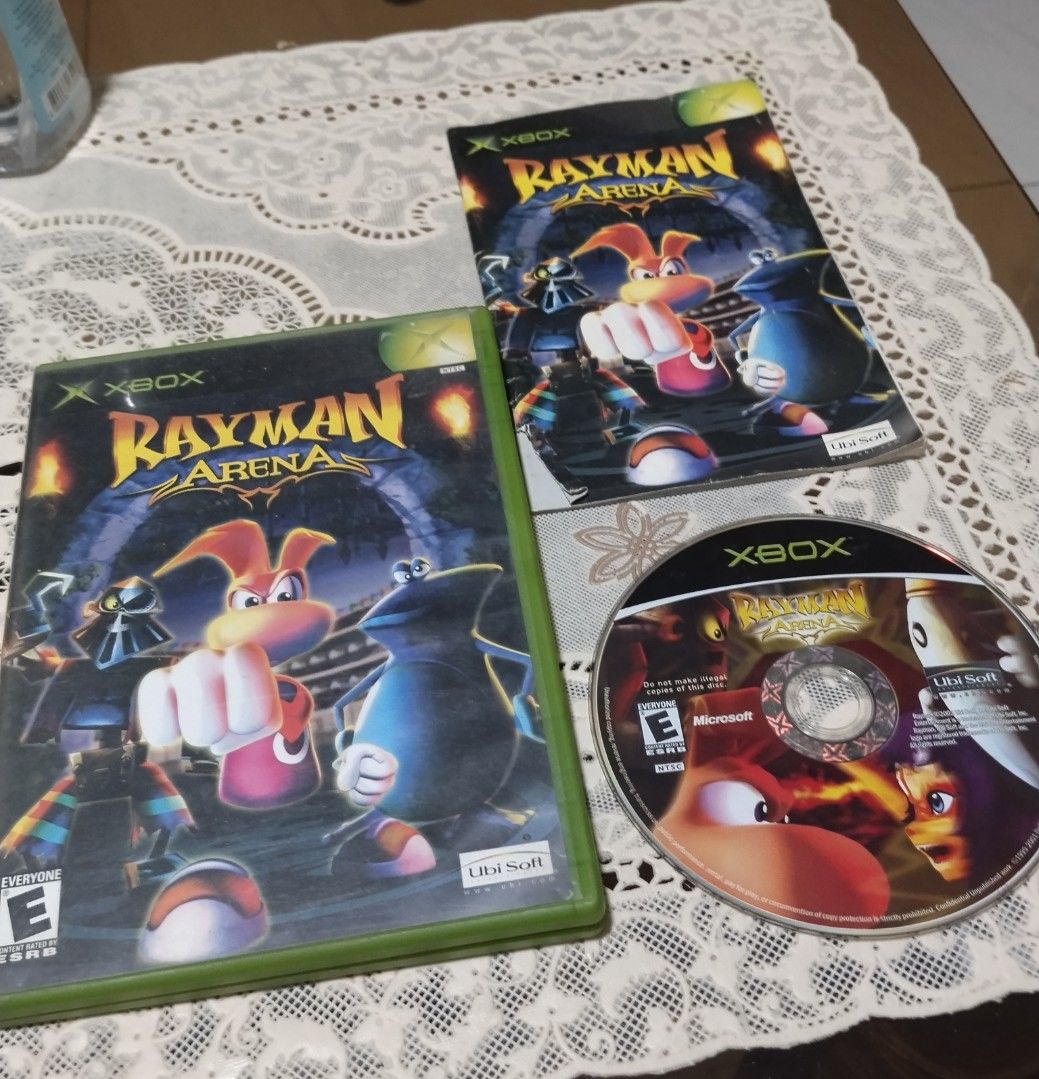 Rayman arena xbox (Category: Xbox) located in Manila. Submitted by cruzivanpatrick (Listing ID 1446552552, Image 1). Description: xbox og game usa region tested working light scratch due age pm meet up lrt 1 abad santos station thanks check rating.