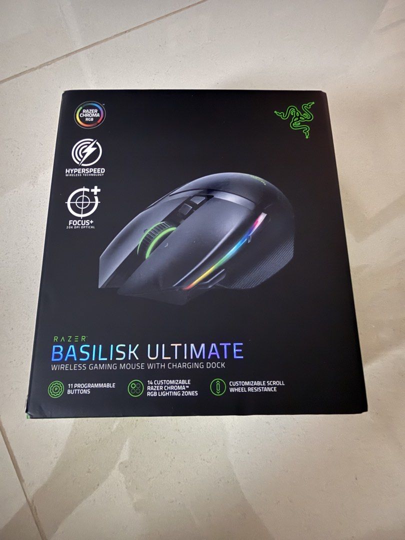 Razer Basilisk Ultimate Wireless Gaming Mouse with Charging Dock495613562093588480