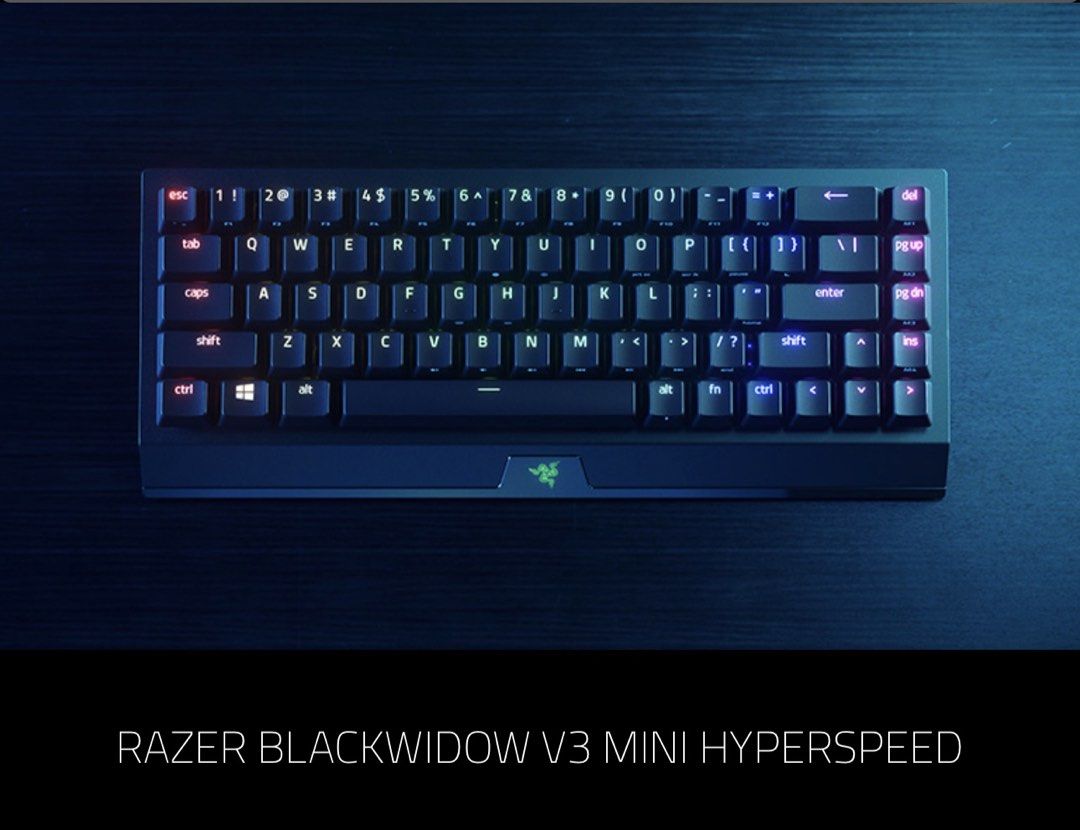 Razer BlackWidow V3 Mini Hyperspeed Phantom Edition Keyboard495609022954885121