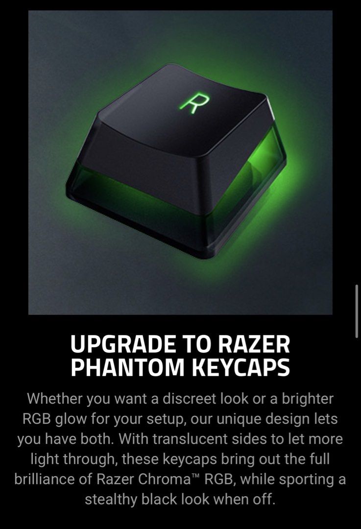Razer BlackWidow V3 Mini Hyperspeed Phantom Edition Keyboard495609022954885123