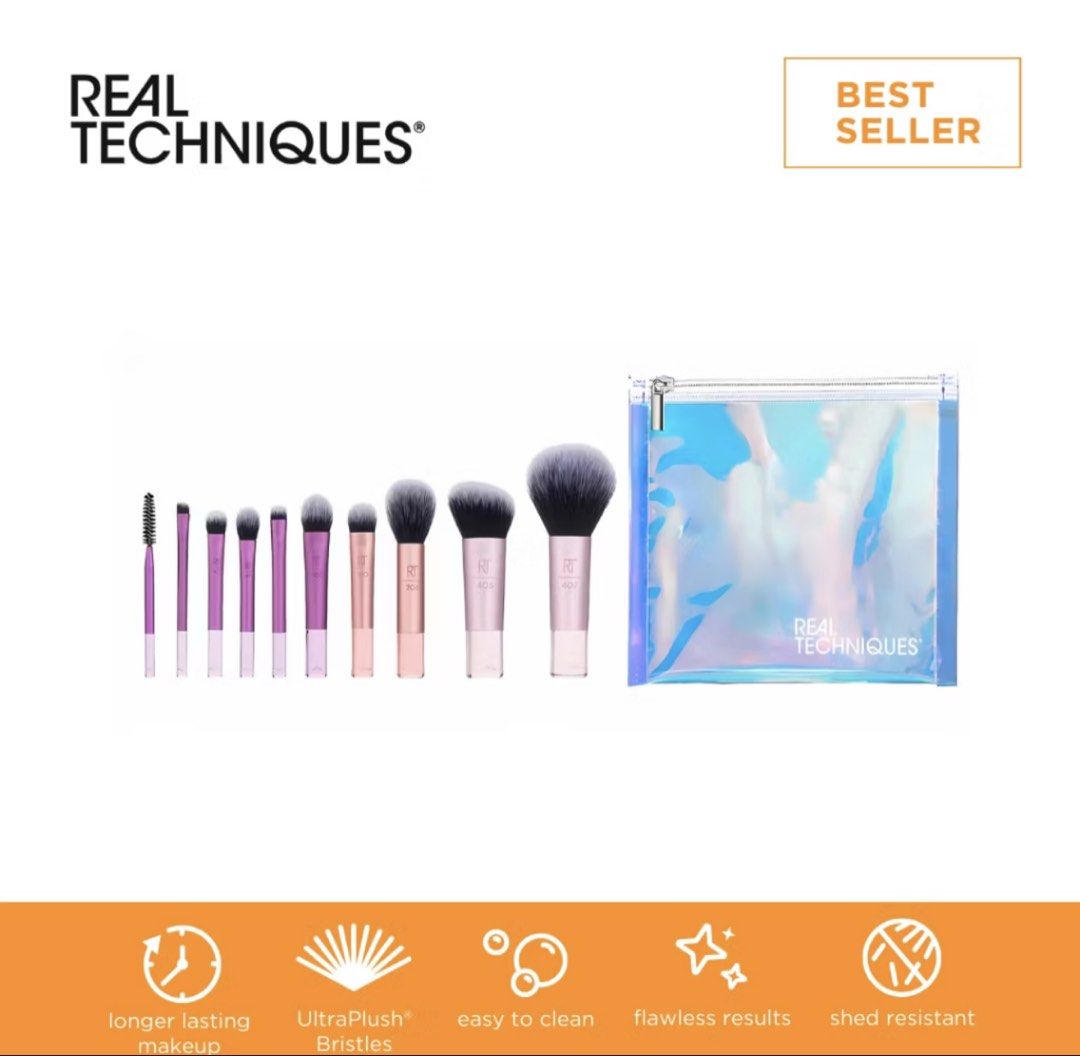 Real Techniques Travel Fantasy Mini Brush Set (Category: Makeup) located in Rizal. Submitted by katmandulovesmakeup (Listing ID 1446590368, Image 2). Description: Bnew, not used back up brushes only Complete set Sold as a set .