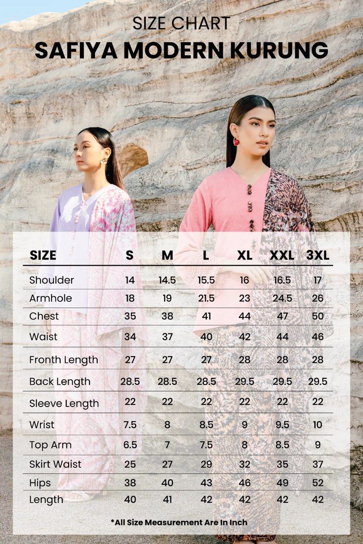 RICO RINALDI Safiya modern kurung set (Category: Baju Kurung & sets) located in Kerteh. Submitted by goddesmaii (Listing ID 1446687228, Image 3). Description: -Safiya Kurung set in lilac - Brand new with tag - Including selendang .