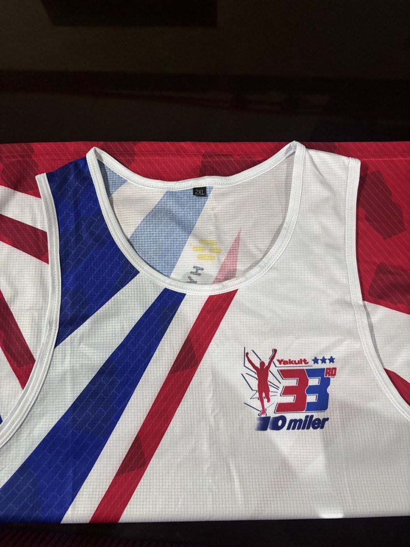 Running Singlets (Category: Activewear) located in Quezon City. Submitted by kenj205 (Listing ID 1446572636, Image 3). Description: For Sale running singlets 200 pesos each Check for pics na lng sizes unused pa since i always wear club shirts or comfy shirts. Meron pa akong singlets din na hindi nasama sa pics just send a message for pics. Discount if mrami kukunin or lahatan.