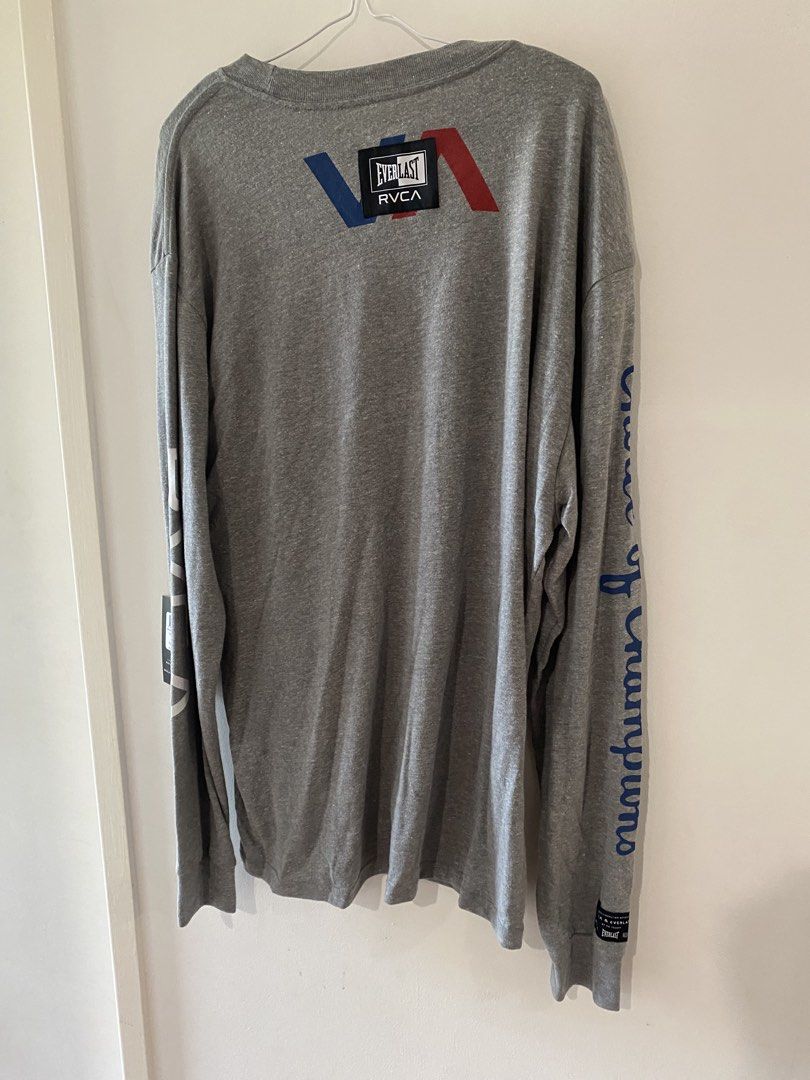 RVCA x Everlast collab, large longsleeve tshirt (Category: Men's Clothes) located in Brisbane. Submitted by purgertory (Listing ID 1446629823, Image 2). Description: RVCA x Everlast collab, large longsleeve tshirt. New Old Stock, unworn with tags. #Surf #Skate #Street #Lifestyle #Fashion #Y2K.