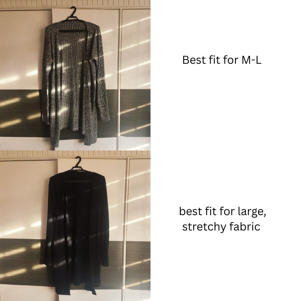[SET] 5 pcs Cardigans, shawl / scarf, and Varsity Jacket Bundle (Category: Coats, Jackets and Outerwear) located in Manila. Submitted by eeb0101 (Listing ID 1446606533, Image 3). Description: - Bundle includes 3 cardigans, 1 scarf / shawl and 1 varsity jacket. - Grey cardigan fits Medium to Large. - Black cardigan is stretchy and fits Large. - Tie-dye scarf (lightly used) bought in Davao. - Varsity jacket has a flaw (see last photo). - Ideal for 