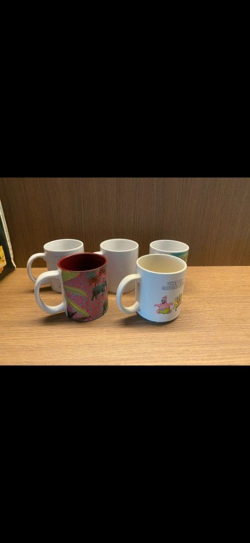Set of 5 Mugs - Various Designs495677697604331520