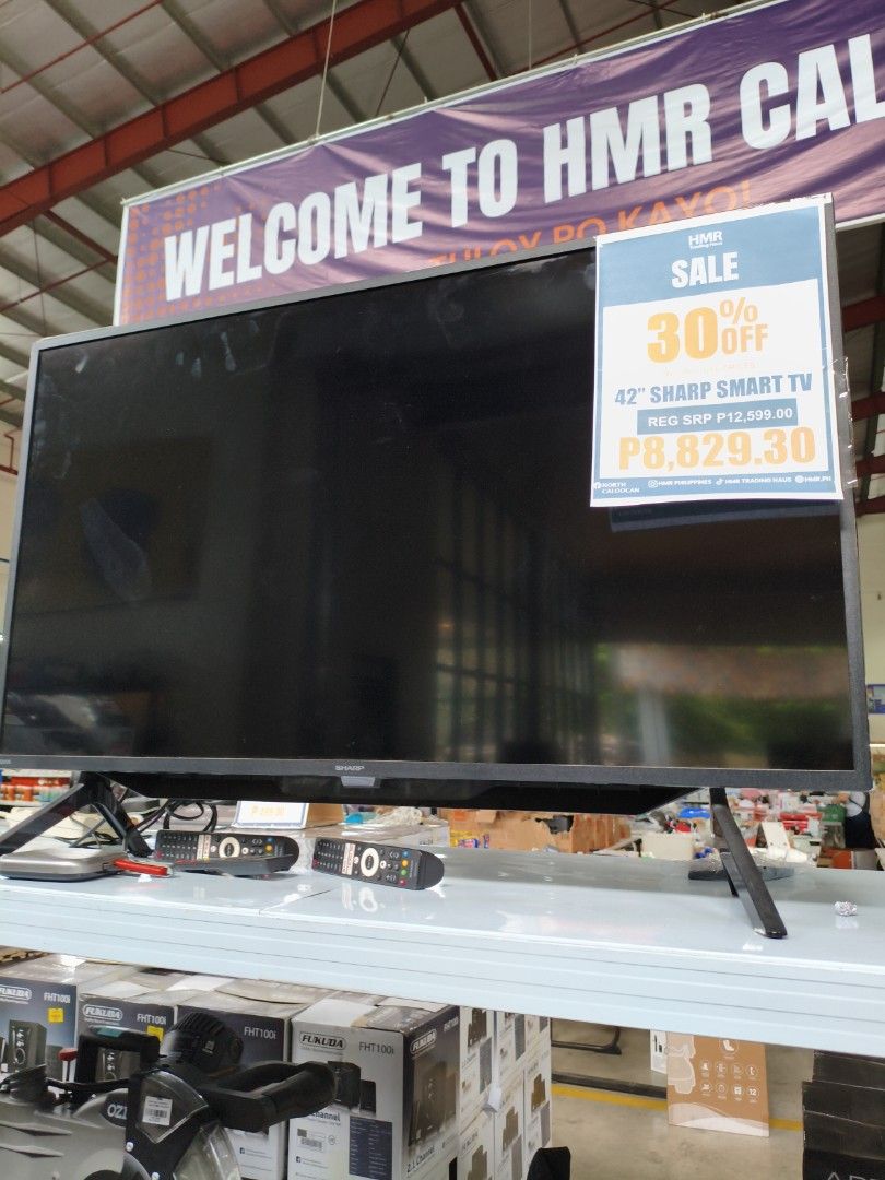 SHARP SMART TV 42" (Category: TV) located in Manila. Submitted by hmrgrace5. (Listing ID 1446580142, Image 3). Description: .