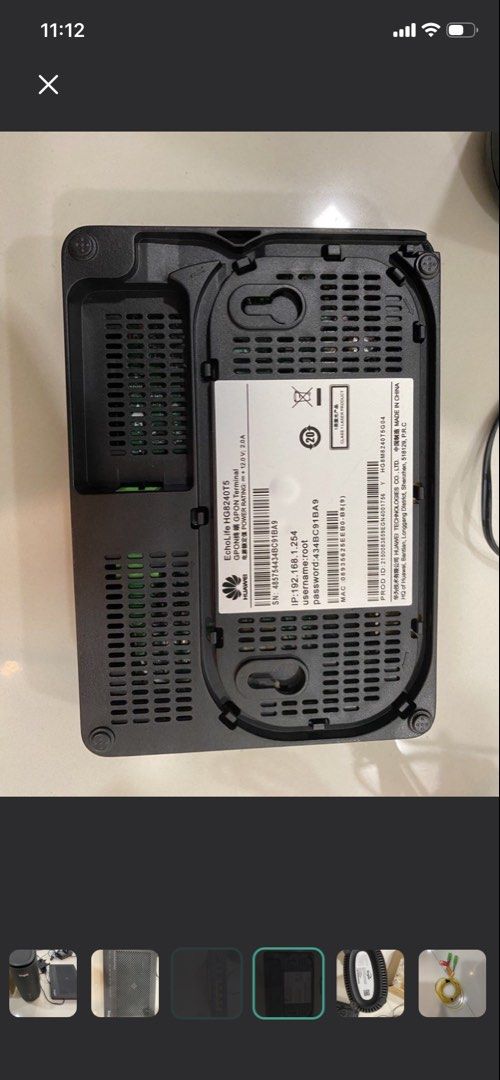 Singtel Optical Network Router Huawei HG8245H495351954796728323