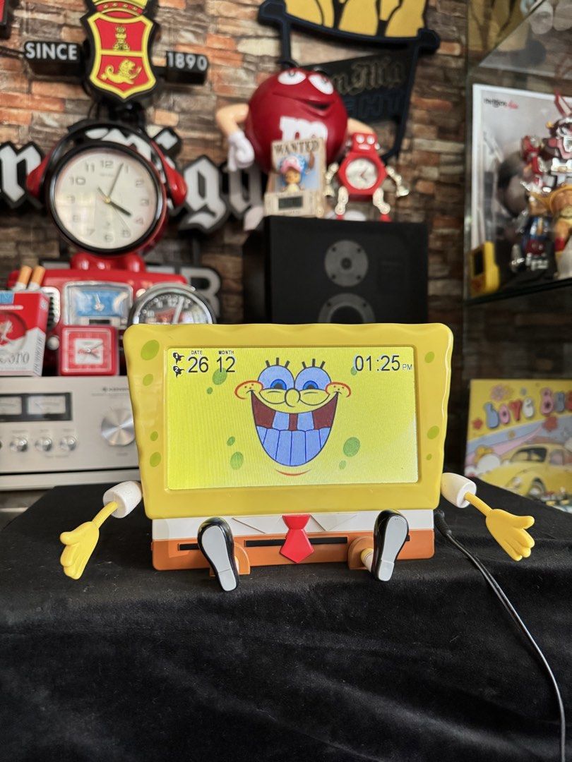 Spongebob Digital Photo Frame and Alarm Clock (Category: Clocks) located in Pasig City. Submitted by JMToysandCollectibles (Listing ID 1446613179, Image 2). Description: Spongebob Digital Photo Frame and Alarm Clock PHP2,999 Working With DC Adopter Included Pick Up or Delivery via Lalamove/ Grab.