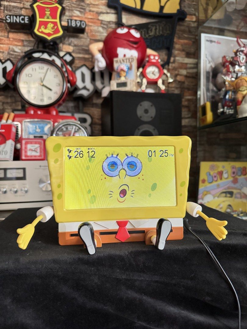 Spongebob Digital Photo Frame and Alarm Clock (Category: Clocks) located in Pasig City. Submitted by JMToysandCollectibles (Listing ID 1446613179, Image 3). Description: Spongebob Digital Photo Frame and Alarm Clock PHP2,999 Working With DC Adopter Included Pick Up or Delivery via Lalamove/ Grab.
