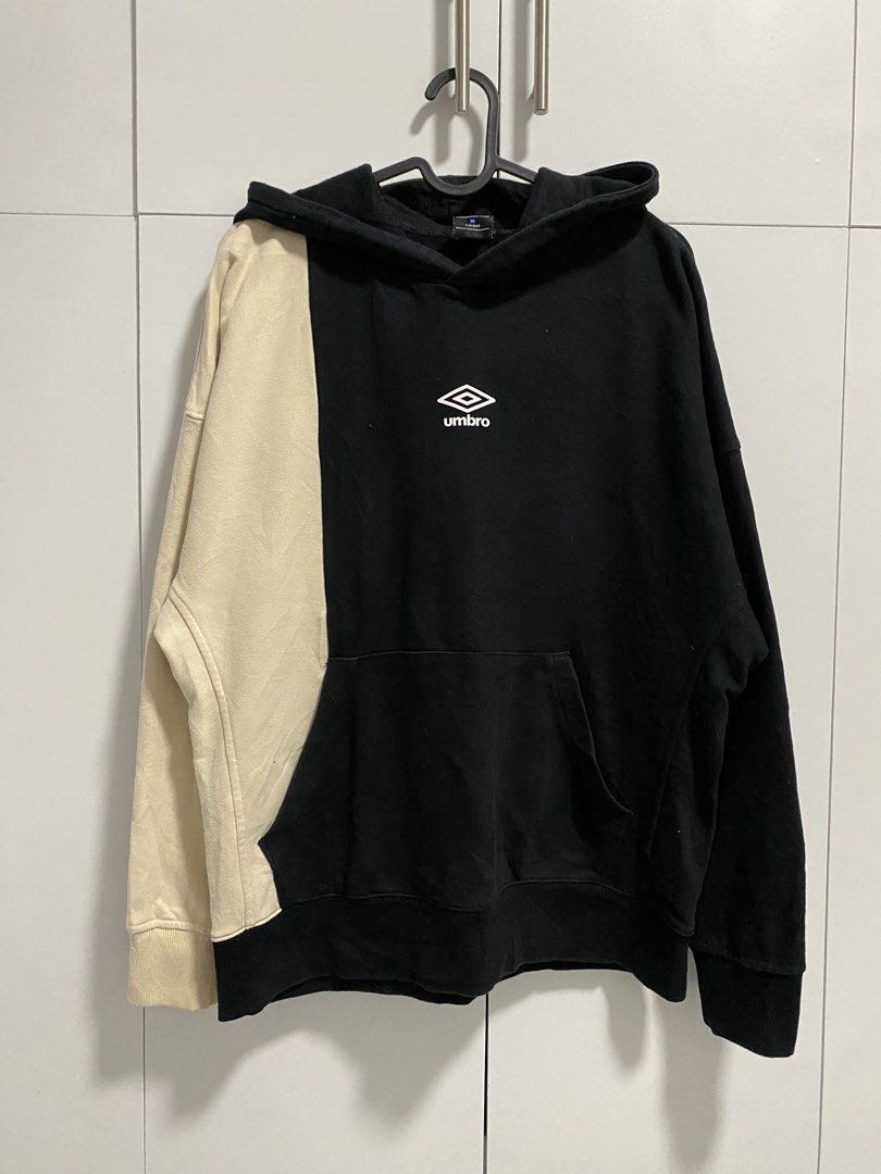 Umbro two tone Hoodie (Category: Coats, Jackets and Outerwear) located in Tagaytay City. Submitted by grayl_thrift (Listing ID 1446688354, Image 1). Description: fit up to large.