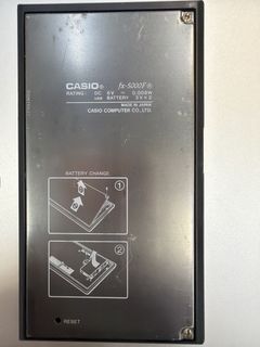 Vintage Casio  calculator fx-5000F507766669617418240
